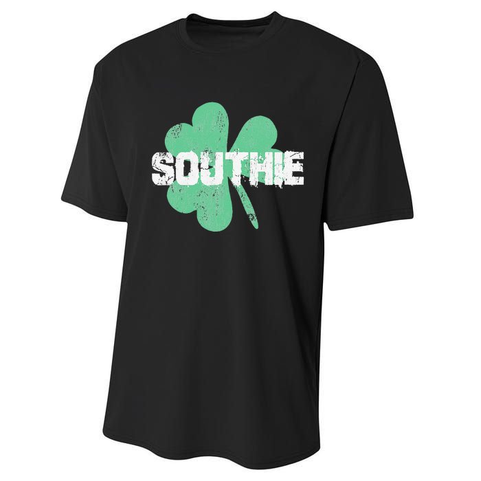 Southie Boston Irish Saint Patrick's Day Performance Sprint T-Shirt