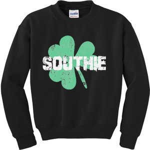 Southie Boston Irish Saint Patrick's Day Kids Sweatshirt