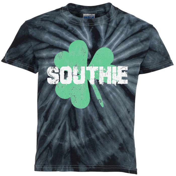 Southie Boston Irish Saint Patrick's Day Kids Tie-Dye T-Shirt