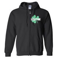 Southie Boston Irish Saint Patrick's Day Full Zip Hoodie