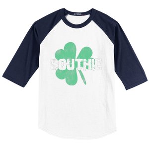 Southie Boston Irish Saint Patrick's Day Baseball Sleeve Shirt