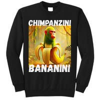 Shimpanzini Bananini Italian Brainrot Chimpanzee And Banana Sweatshirt