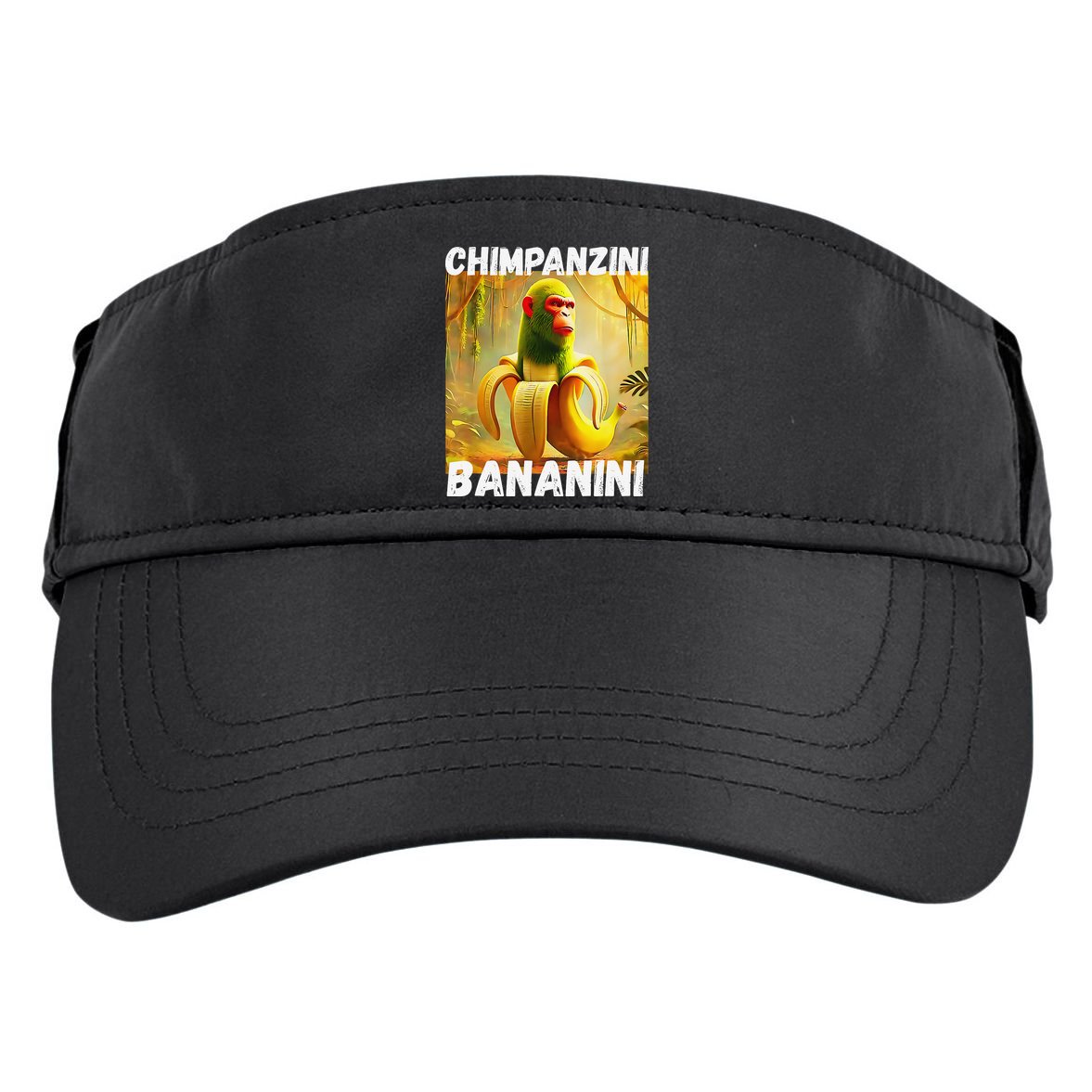 Shimpanzini Bananini Italian Brainrot Chimpanzee And Banana Adult Drive Performance Visor