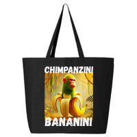 Shimpanzini Bananini Italian Brainrot Chimpanzee And Banana 25L Jumbo Tote