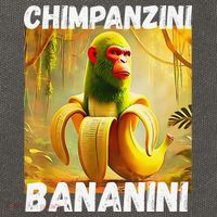 Shimpanzini Bananini Italian Brainrot Chimpanzee And Banana Cotton Canvas Backpack