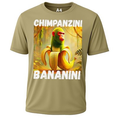 Shimpanzini Bananini Italian Brainrot Chimpanzee And Banana Performance Shirt