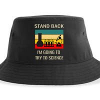 Stand back I'm going to try science funny scientist chemist Sustainable Bucket Hat