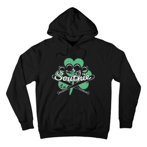 Southie Boston Irish Saint Patrick's Day Distressed Hoodie