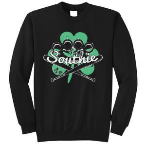 Southie Boston Irish Saint Patrick's Day Distressed Sweatshirt