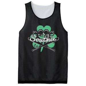 Southie Boston Irish Saint Patrick's Day Distressed Mesh Reversible Basketball Jersey Tank