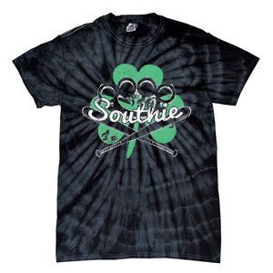 Southie Boston Irish Saint Patrick's Day Distressed Tie-Dye T-Shirt