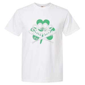 Southie Boston Irish Saint Patrick's Day Distressed Garment-Dyed Heavyweight T-Shirt