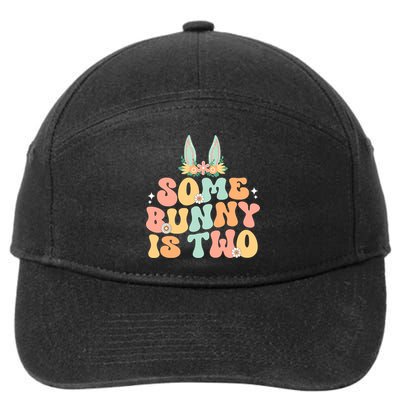 Some Bunny Is Two Birthday Party 7-Panel Snapback Hat