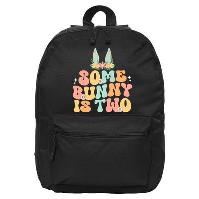 Some Bunny Is Two Birthday Party 16 in Basic Backpack