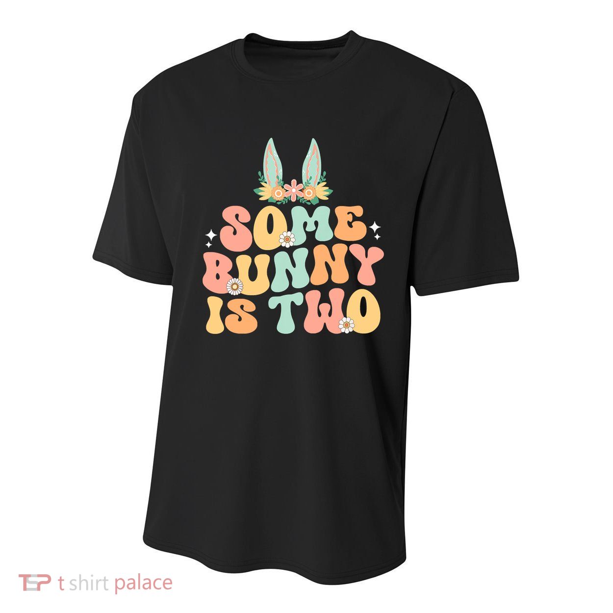 Some Bunny Is Two Birthday Party Youth Performance Sprint T-Shirt