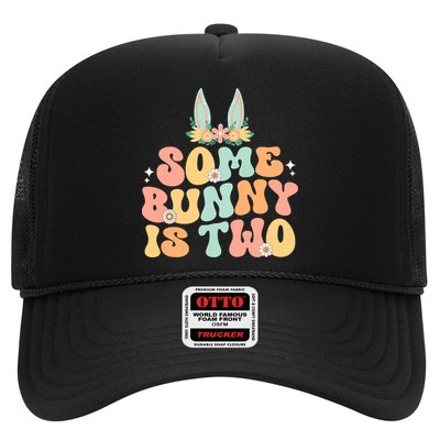 Some Bunny Is Two Birthday Party Trucker Hat