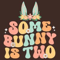 Some Bunny Is Two Birthday Party Apron