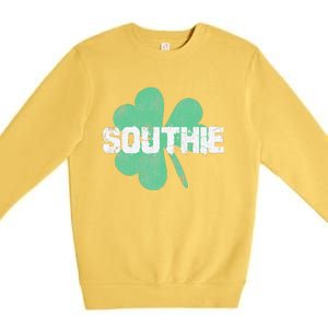 Southie Boston Irish Saint Patrick's Day Premium Crewneck Sweatshirt