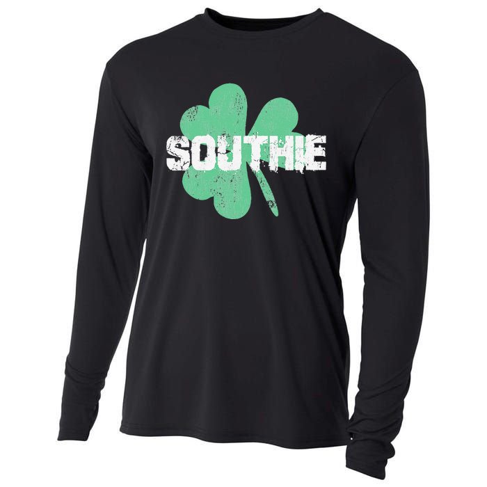 Southie Boston Irish Saint Patrick's Day Cooling Performance Long Sleeve Crew