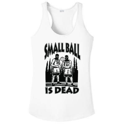 Small Ball Is Dead Ladies PosiCharge Competitor Racerback Tank