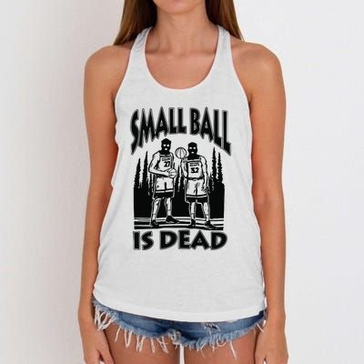 Small Ball Is Dead Women's Knotted Racerback Tank