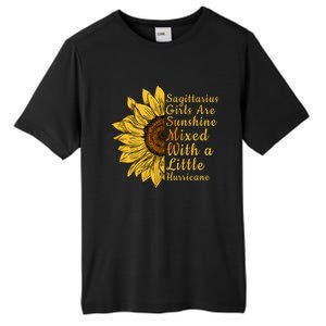 Sagittarius Birthday In December Sunflower Funny Cool Gift Tall Fusion ChromaSoft Performance T-Shirt