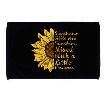 Sagittarius Birthday In December Sunflower Funny Cool Gift Microfiber Hand Towel