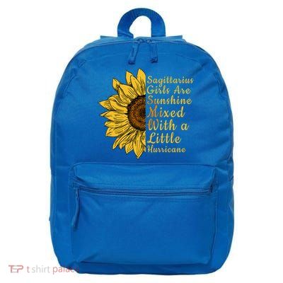 Sagittarius Birthday In December Sunflower Funny Cool Gift 16 in Basic Backpack