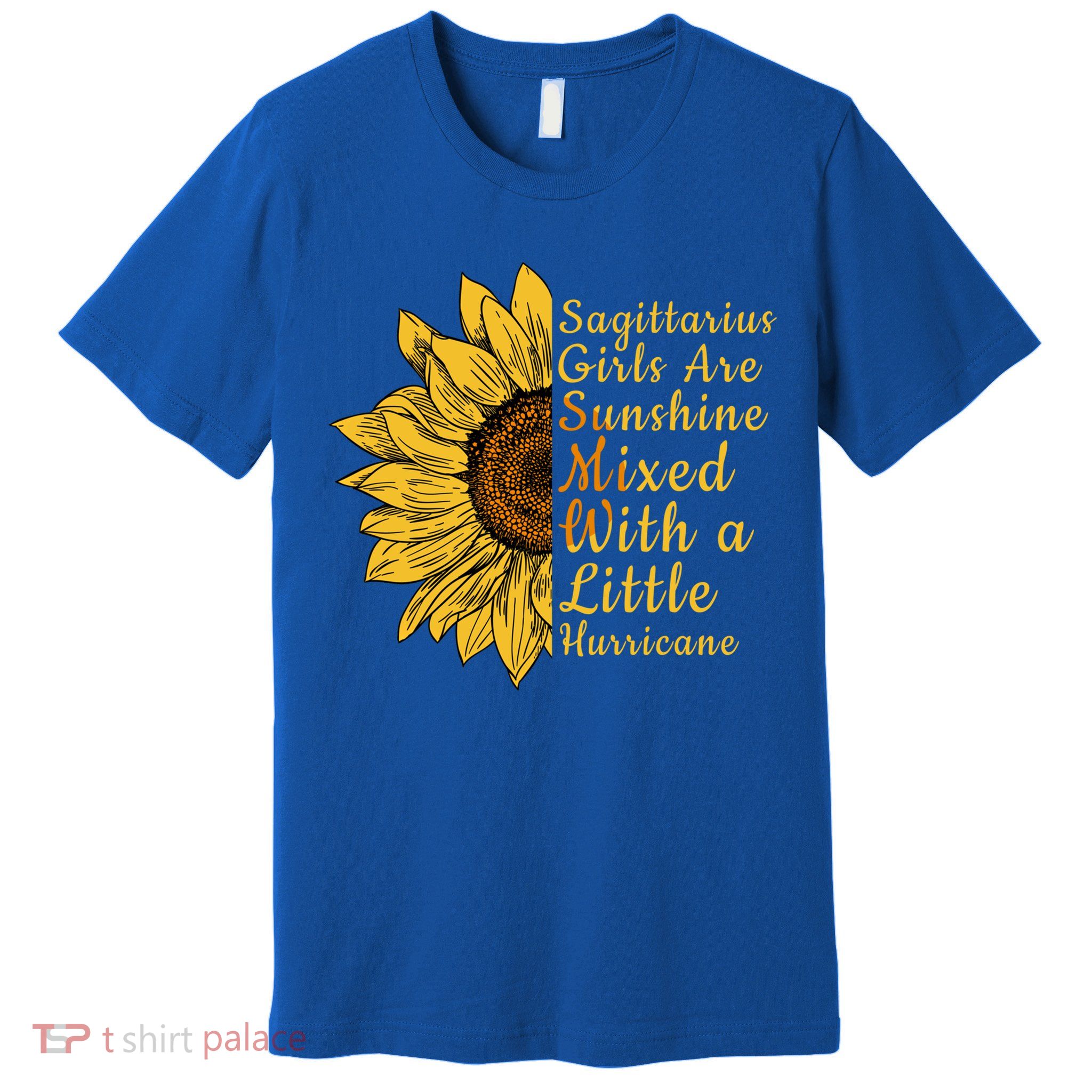 Sagittarius Birthday In December Sunflower Funny Cool Gift Premium T-Shirt