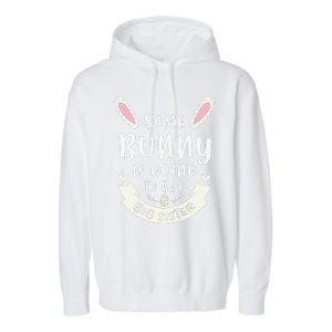 Some Bunny Is Going To Be A Big Sister Gift Garment-Dyed Fleece Hoodie