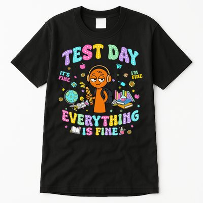 Spru Bruh Its Test Day You Got This Runki Toy Tall T-Shirt