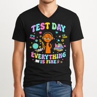 Spru Bruh Its Test Day You Got This Runki Toy V-Neck T-Shirt