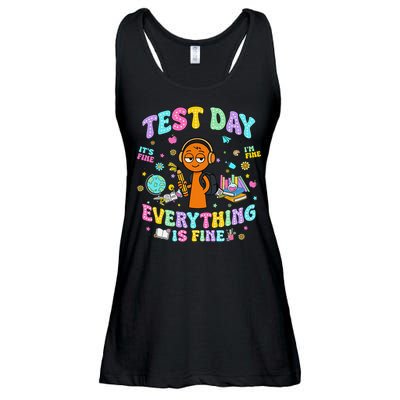 Spru Bruh Its Test Day You Got This Runki Toy Ladies Essential Flowy Tank
