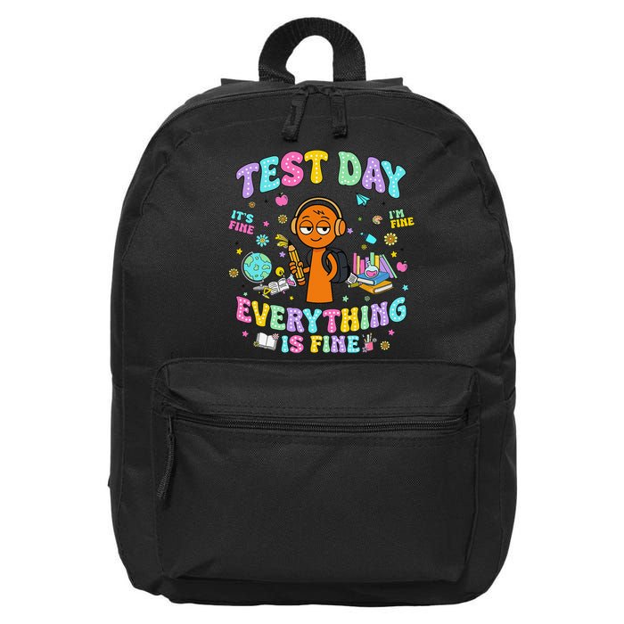 Spru Bruh Its Test Day You Got This Runki Toy 16 in Basic Backpack