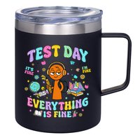 Spru Bruh Its Test Day You Got This Runki Toy 12oz Stainless Steel Coffee Mug