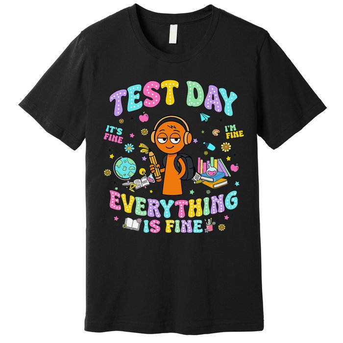 Spru Bruh Its Test Day You Got This Runki Toy Premium T-Shirt