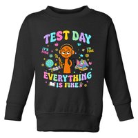 Spru Bruh Its Test Day You Got This Runki Toy Toddler Sweatshirt