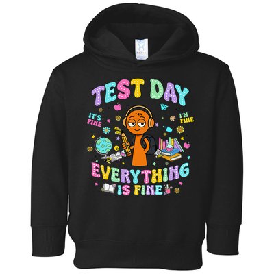 Spru Bruh Its Test Day You Got This Runki Toy Toddler Hoodie