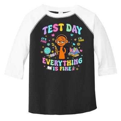 Spru Bruh Its Test Day You Got This Runki Toy Toddler Fine Jersey T-Shirt