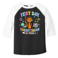 Spru Bruh Its Test Day You Got This Runki Toy Toddler Fine Jersey T-Shirt