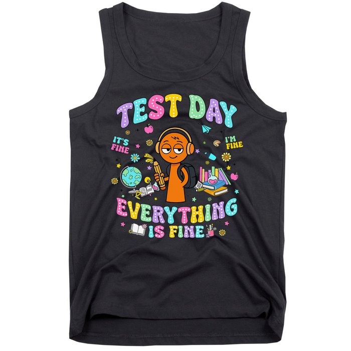 Spru Bruh Its Test Day You Got This Runki Toy Tank Top