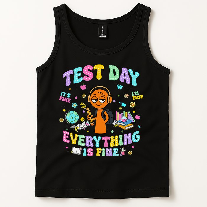 Spru Bruh Its Test Day You Got This Runki Toy Tank Top