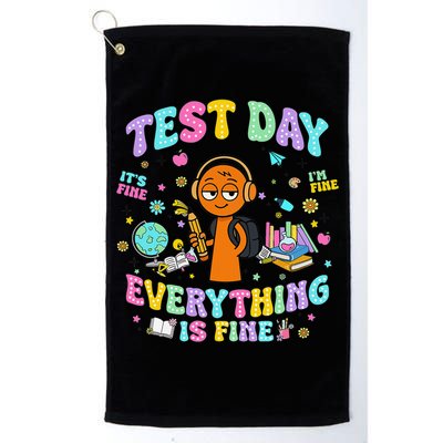 Spru Bruh Its Test Day You Got This Runki Toy Golf Towel