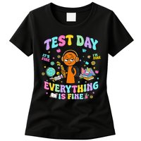 Spru Bruh Its Test Day You Got This Runki Toy Womens T-Shirt