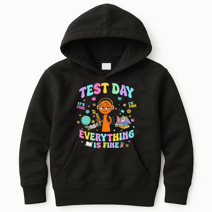 Spru Bruh Its Test Day You Got This Runki Toy Kids Hoodie