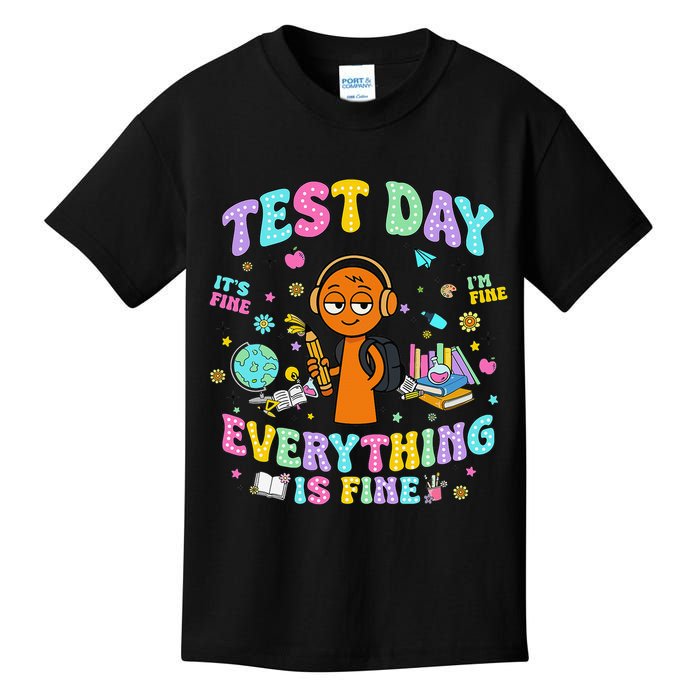 Spru Bruh Its Test Day You Got This Runki Toy Kids T-Shirt