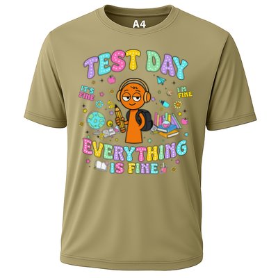 Spru Bruh Its Test Day You Got This Runki Toy Cooling Performance Crew T-Shirt