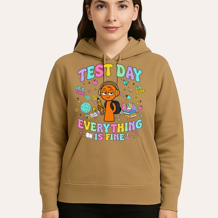 Spru Bruh Its Test Day You Got This Runki Toy Hoodie