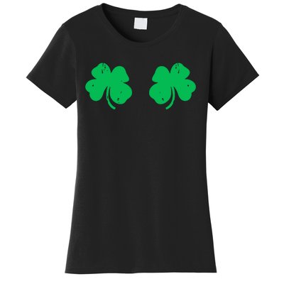 Shamrock Boobs Irish St Patricks Day Women's T-Shirt