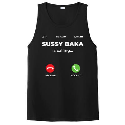 Sussy Baka Is Calling Funny Phone Meme PosiCharge Competitor Tank